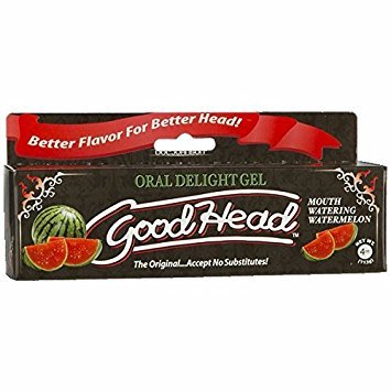 Doc Johnson Goodhead Oral Delight Gel Lubricant Watermelon 4 Ounce