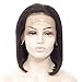 AllHairz Bob Haircut Style Lace Front Wigs Human Hair for Black Women Brazilian Virgin Human Hair Short Wigs 150 Density Slightly Bleached Knots Straight Glueless Lace Wig (10 Inches, Lace Front Wig)