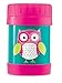 Crocodile Creek Girls Eco Owl Insulated Stainless Steel Food Jar, Teal, 11.5 oz