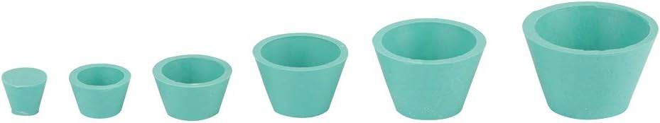 9Pcs Rubber Filter Adapter Cone Silicone Funnel Adapter Flask Filtration Set Cones Stopper Buchner Funnel