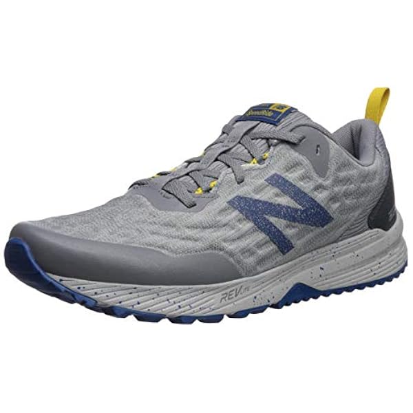 New Balance Nitrel V3 - Zapatillas para correr para hombre, Plateado  (Gris/Azul), 44.5 EU