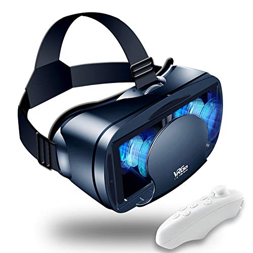 VR Headset Virtual Reality VR 3D Glasses VR Set Incl 3D Virtual Reality Goggles, Controller