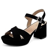 Aerosoles Women's Cosmos Heeled Sandal, Black, 6