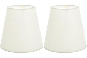 LALAFINA 2pcs European Style Vintage Fabric Lamp Shade Small Decorative for Table Lamp Bedroom Lighting