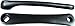 ACTION Diamond 175 Black Alloy Crank Arm Left
