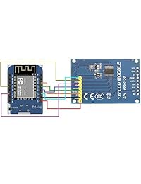 MakerHawk I2C OLED   Módulo de pantalla LED (1,5 pulgadas, pantalla LCD Arduino SSD1327, 128 x 128 píxeles, nivel gris de 16 bits con interfaz I2C, CC 3,3 V 5 V para Arduino) S