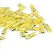 Ginsco 110pcs Female Yellow 12-10 Gauge Nylon Fully-Insulated Quick Disconnects Wiring Spade Wire Connector Crimp Terminal
