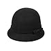 FUNOC Fashion New Women Vintage Wool Round Cloche Cap