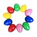 Buytra 10 Pack Plastic Percussion Musical Toys Egg Maracas Shakers with Assorted Colors for Kids Party Favors