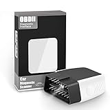Htwon Wireless Bluetooth OBD2 Scanner Car Engine Fault Code Reader, CAN Diagnostic Scan Tool for OBDII Protocol Cars Since 1996, App Compatible with Android and iPhone