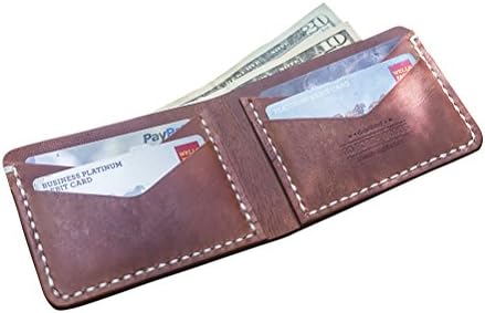 Scoutmob Men's Standard Leather Billfold Wallet Saddle