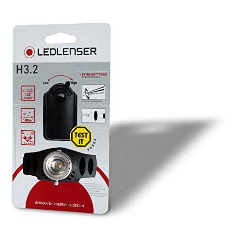 Ledlenser H3.2 Stirnlampe LED, fokussierbar, schwenkbar, 120 Lumen, stufenlos dimmbar, Leuchtweite 100 m, 3xAAA batteriebetrieben, inkl. Batterien, Headlamp, Kopflampe thumbnail 3