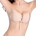 UINSTONE Bra Strapless BACKLESS FRONT-CLOSURE PUSH-UP SEAMLESS LIGHTWEIGHT, Nude, Size B