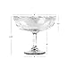 Koyal Wholesale 8 x 6.75-Inch Antique Gold Glass Compote Bowl Pedestal Flower Bowl Centerpiece