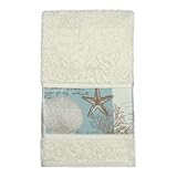 Bacova Guild "Coastal Moonlight Cotton Terry Hand Towel