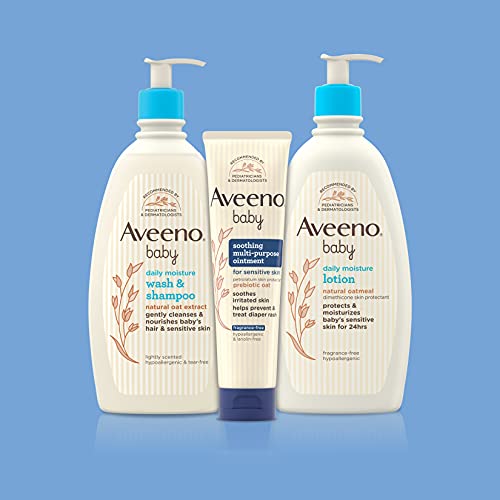 Aveeno Baby Soothing MultiPurpose Diaper Rash Ointment for Sensitive