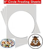 Kopykake Frosting Sheets (24 sheets per pack (8; ROUND FROSTING SHEETS 7.5)