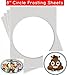 Kopykake Frosting Sheets (24 sheets per pack (8; ROUND FROSTING SHEETS 7.5)