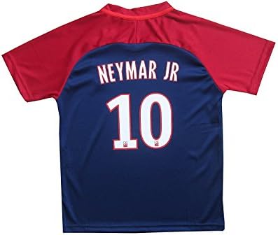 TURXIN 2017/2018 PARIS #10 NEYMAR JR HOME SOCCER JERSEY &amp; SHORTS YOUTH SIZES