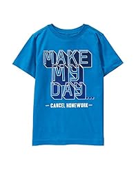 Camiseta estampada de manga corta para niños Crazy 8