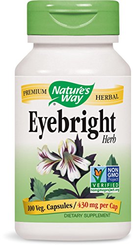 Nature's Way Eyebright Herb, 430mg, 100 Capsules (Pack of 2)