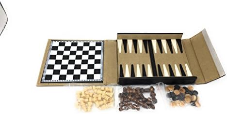 Personalised Chess, Backgammon and Draughts Set