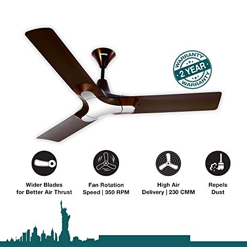 Buy Luminous 1200MM New York Brooklyn 3 Blade Ceiling Fan Luminous
