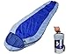 Outdoorsman Lab Mummy Sleeping Bag- 29F Ultralight for Backpacking, Camping, Hiking, Travel- 3 Season Lightweight Compact Bag with Compression Sack