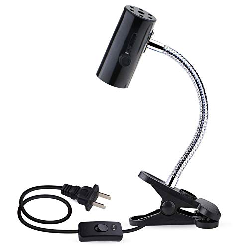 OMAYKEY Reptile Lamp Fixture Holder Clamp, Upgraded Lengthened