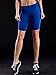 Neleus Women's Running Compression Shorts with Pocket,9005,3 Pack,Black,Grey,Blue,US L,EU XL