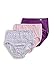 Jockey Women's Underwear Plus Size Elance Brief - 3 Pack, Faded Mauve Stardust, 8
