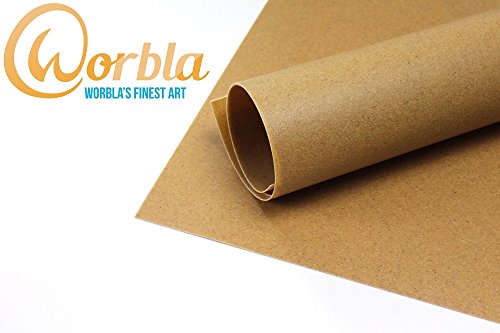 Worblas Finest Art Sheet Size M (29x19 Inch Sheet) Thermoplastic Material for Cosplay and Crafts