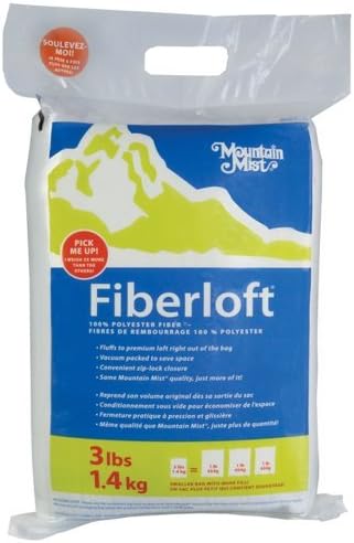 Mountain Mist Fiberloft Polyester Stuffing, 3 Pounds by Mountain Mist Fiber