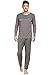Suntasty Men's Sleepwear Striped Long Sleeve Pajama Pants and Knit Top Set