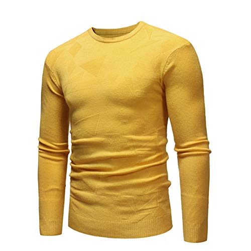 GREFER Fashion Men's Sweater Autumn Winter Pullover Slim Jumper Knitwear Outwear T Shirts