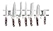 18 Inch Stainless Steel Magnetic Knife Holder & Space-Saving Strip for Kitchen Knives & Utensils, Office, Craft, Bar, Garage & Workshop Tools Wall Rack: Includes 6 Removable Hooks, Screws & Hardware