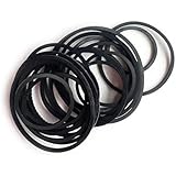 Mixed Square Cassette Tape Belt Machine Recorder Rubber Belt 25/30/35/38/40/45/50/55/60/65MM Assorted Common Belt Repair Rebuild for Repair Maintenance - Black (Packs of 30)