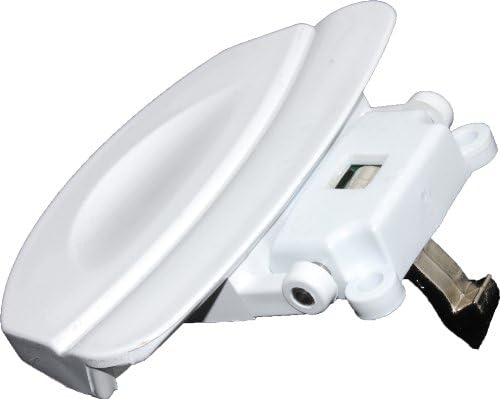 Washing Machine Door Handle Kit To Fit Baumatic Caple Homark Sarena De Dietrich, Includes Striker Pin And Spring Ready Assembled.