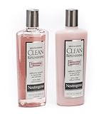 Neutrogena Clean Replenishing Moisturizing Shampoo and Conditioner, 10.1 Ounce Each