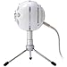 Blue Microphones Snowball iCE Versatile USB Microphone - White (Snowball iCE) with Universal Pop Filter Microphone Wind Screen with Mic Stand Clip