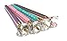 Kamay's 4PCS Diamond Pen Metal Ballpoint Pen with Big Crystal Diamond Funky Design Queen's Scepter Crown Style Office Supplies 1.0mm Black Ink with Gift Box (Rose+Rose Gold+Pink+Blue)