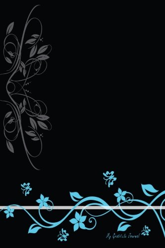 My Gratitude Journal: Abstract Black Background, 6 x 9, 100 Days with an Attitude of Gratitude