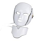 MISS AMMY Pro 7 Color LED Face Mask - Therapy Facial Beauty Skin Care Mask for Wrinkles, Acne & Healthy Skin Rejuvenation - Collagen, Anti Aging Beauty Mask with IR Photon Light