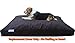 Dogbed4less Large 1680 Ballistic Heavy Duty Dog Pet Bed External Zipper Duvet Cover - Replacement Cover only, 41X27X4 Inches, Seal Brown