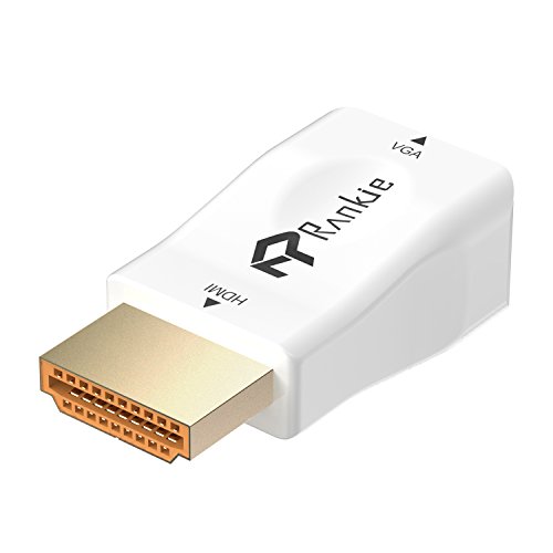Rankie GoldPlated Active HDMI to VGA Adapter (White) Pricepulse