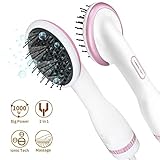 2 in 1 Ionic Hair Dryer and Hair Straightener Brush, MCH Heating Hair Straightening Irons, Negative lons Hair Drying and Hair Straightening, Use with Both Wet and Dry Hair, Hot Air and Cold Air, 1000W