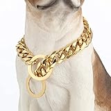 Dog Chain Collar Walking Metal Collar Heavy Duty