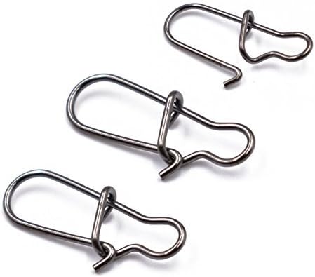 50/100pcs Size 0#~8# Duo Lock Snaps Made of Stainless Steel with High Strength for Saltwater or Freshwater