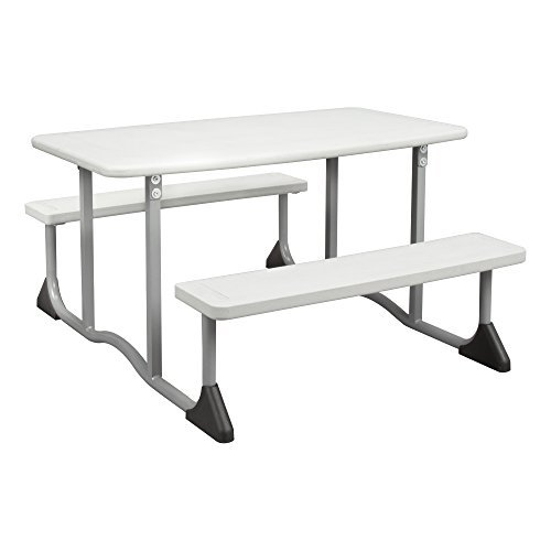 Sprogs Children's Blow Molded Picnic Table,Gray SPG-FEI1054-SO