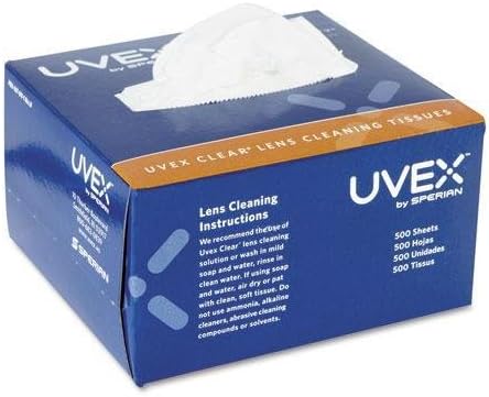 Sperian Protection S462 Clear Lens Cleaning Tissues, 500/Box